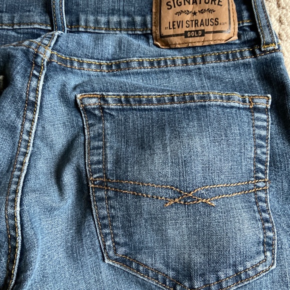 Mens Levi Straight 30x32 Signature Gold Denim Jeans - Picture 5 of 6